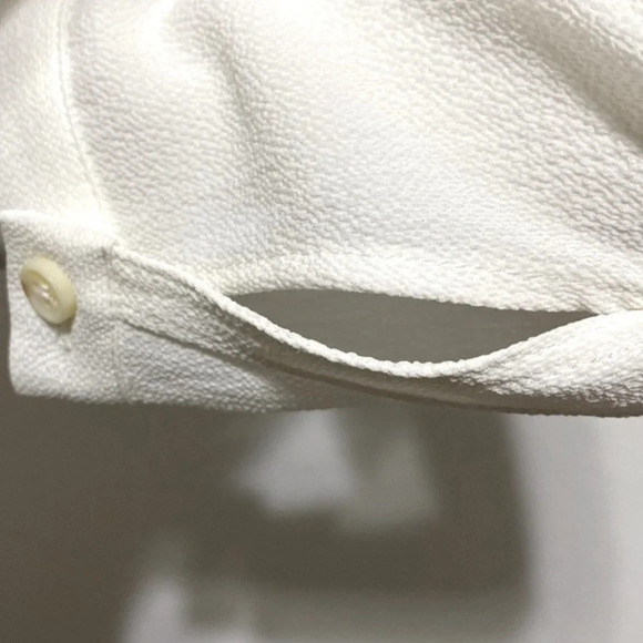 All Saints Cream Cold Shoulder Khan Blouse Top Size M - Picture 6 of 8